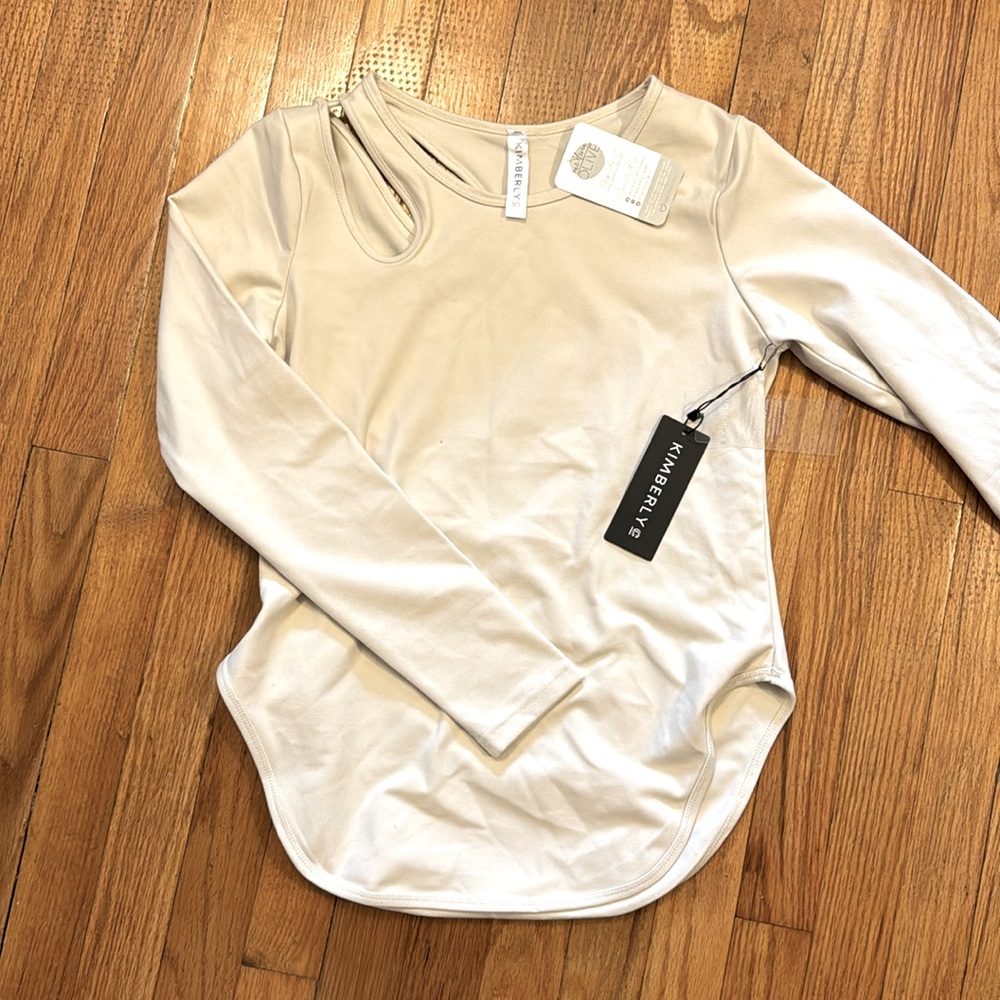 Kimberly cutout long sleeve in cream